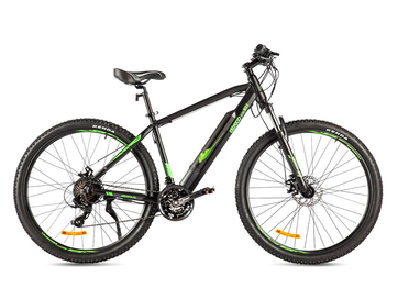 Электровелосипед Eltreco Ultra Max (Черно-зеленый)