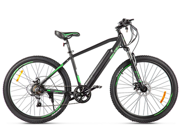 Электровелосипед Eltreco XT 600 Pro (Черно-зеленый)