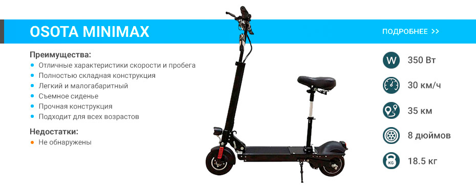 Электросамокат Osota MiniMax